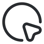Mouse Circle SVG Icon